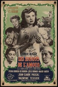 3x166 CHILDREN OF LOVE French 15x21 '53 unwed mother  Choureau dares to reveal her intimate story!