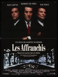 3x170 GOODFELLAS French 16x21 '90 Robert De Niro, Joe Pesci, Ray Liotta, Martin Scorsese classic!