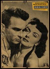 3x100 FROM HERE TO ETERNITY Italian photobusta '54 great image of Donna Reed & Montgomery Clift!