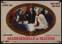 3x104 MADAMIGELLA DI MAUPIN Italian photobusta '66 Catherine Spaak & Robert Hossein!