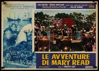 3x109 QUEEN OF THE SEAS Italian photobusta '61 Umberto Lenzi, Lisa Gastoni, pirates!