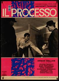 3x116 TRIAL Italian photobusta '62 Orson Welles' Le proces, Anthony Perkins!