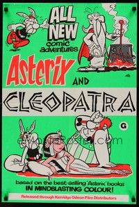 3x016 ASTERIX & CLEOPATRA New Zealand '69 wacky art of characters from French cartoon!