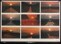 3y589 SEQUENCES special poster '80s ultra-rare Saul Bass design, photography of sunsets!