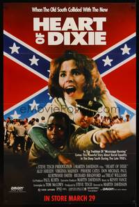 3y169 HEART OF DIXIE video advance 1sh R90 close-up of Ally Sheedy!