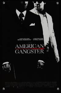 3y468 AMERICAN GANGSTER special poster '07 Denzel Washington, Russell Crowe, Ridley Scott directed!