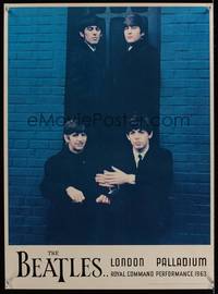 3y538 BEATLES ROYAL COMMAND PERFORMANCE English commercial poster '70 great image of the Beatles!