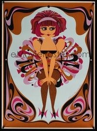 3y543 CLARA BOW commercial '68 great artwork by Elaine Havelock!