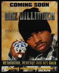 3y197 DAZ DILLINGER: RETALIATION, REVENGE & GET BACK special 24x30 '98 Daz Dillinger album!