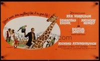 3y360 DOCTOR DOLITTLE special 15x25 '67 Rex Harrison speaks with animals, by Richard Fleischer!
