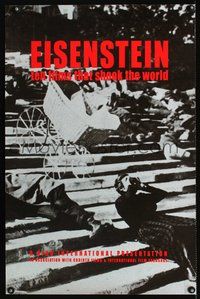 3y267 EISENSTEIN TEN FILMS THAT SHOOK THE WORLD special poster '80s Sergei Eisenstein!