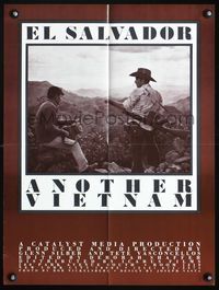 3y365 EL SALVADOR: ANOTHER VIETNAM special poster '81 Central American guerilla documentary!