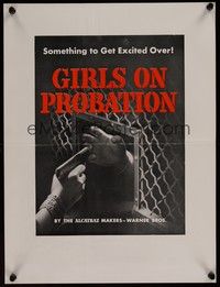 3y380 GIRLS ON PROBATION special 13x18 '38 Jane Bryan, Reagan, something to get excited over!