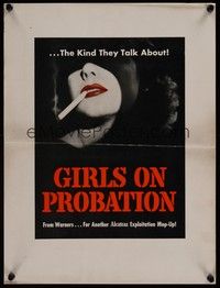 3y379 GIRLS ON PROBATION special 13x18 '38 Jane Bryan, Ronald Reagan, the kind they talk about!