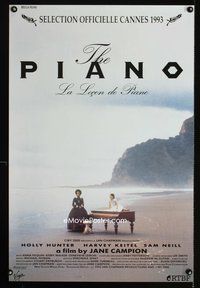 3y181 PIANO Belgian '93 Holly Hunter, Harvey Keitel, Paquin, cool image!