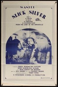 3y314 SLICK SILVER & CO special 23x35 '74 Perry Tong comedy, R. Terrell Reagan!