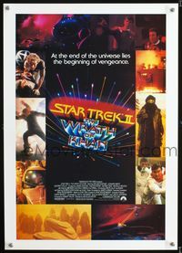 3y441 STAR TREK II special poster '82 The Wrath of Khan, Leonard Nimoy, William Shatner!