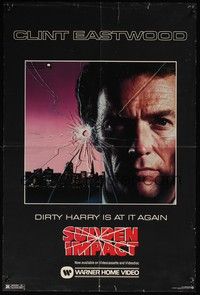 3y445 SUDDEN IMPACT video special 20x30 '83 Clint Eastwood is at it again as Dirty Harry!