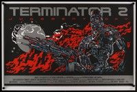 3y319 TERMINATOR 2 Alamo Drafthouse special 24x36 R10 great different artwork by Ken Taylor!