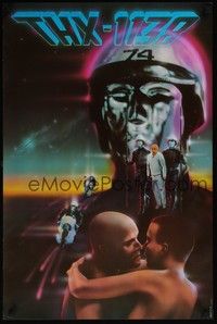 3y449 THX 1138 20x30 video poster R83 first George Lucas, completely different image!