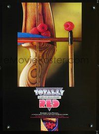 3y110 TOTALLY RED Archery style special poster '80s Washington Raspberries!