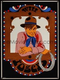 3y600 WILL ROGERS commercial 20x28 '68 great artwork by Elaine Havelock!