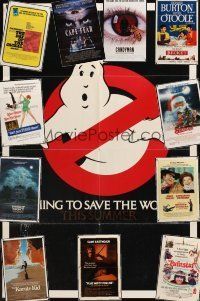 3z001 LOT OF 192 FOLDED ONE-SHEETS lot '64 - '95 Ghostbusters, Karate Kid, Play Misty For Me + more!