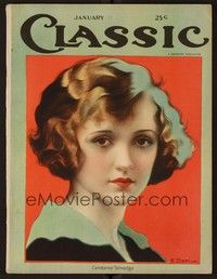 3z046 CLASSIC MAGAZINE magazine January 1923 portrait of pretty Constance Talmadge by E. Dahl!