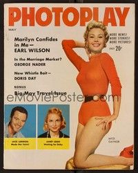 3z090 PHOTOPLAY magazine May 1956 sexy Mitzi Gaynor from The Birds & The Bees by Fraker!