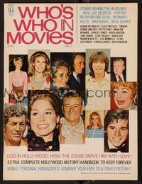 3z099 WHO'S WHO IN MOVIES magazine '72 David Cassidy, John Wayne, Liz, Dean Martin, Raquel Welch