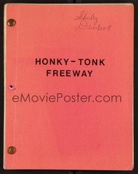 3z146 HONKY TONK FREEWAY revised final draft script December 24, 1979, screenplay by Edward Clinton