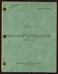 3z151 KATIE DID IT first continuity draft script January 16, 1950, screenplay by Jack Henley