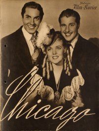 3z183 IN OLD CHICAGO German program '38 different images of Tyrone Power, Alice Faye & Don Ameche!