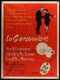 4a206 APARTMENT French 1p '60 Billy Wilder, Jack Lemmon, Shirley MacLaine!