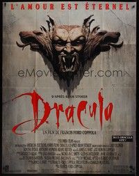 4a222 BRAM STOKER'S DRACULA DS French 1p '92 Francis Ford Coppola, Gary Oldman, cool vampire image!
