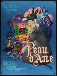 4a241 DONKEY SKIN French 1p '70 Jacques Demy's Peau d'ane, best art of Deneuve by Jim Leon!