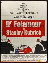4a243 DR. STRANGELOVE French 1p R70s Stanley Kubrick classic, Sellers, Tomi Ungerer art!
