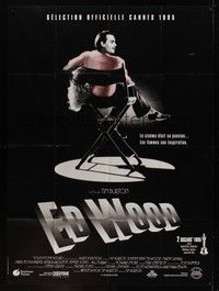 4a244 ED WOOD French 1p '94 Tim Burton, Johnny Depp as the worst director ever, mostly true!