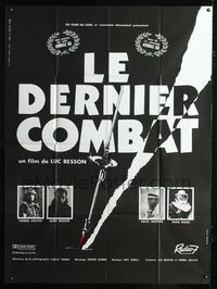 4a280 LE DERNIER COMBAT French 1p '83 Luc Besson, Jean Reno, cool design by Guichard & Camboulive!