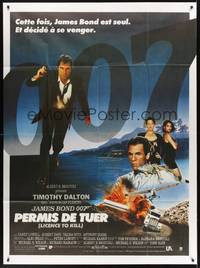 4a282 LICENCE TO KILL French 1p '89 Timothy Dalton as James Bond, he's out for revenge!