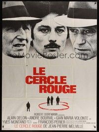 4a312 RED CIRCLE French 1p '70 Jean-Pierre Melville's Le Cercle Rouge, Alain Delon