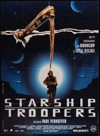 4a326 STARSHIP TROOPERS French 1p '97 Paul Verhoeven, Robert A. Heinlein, completely different!
