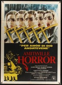 4a343 AMITYVILLE HORROR Italian 1p '80 AIP, completely different artwork!