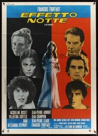4a370 DAY FOR NIGHT Italian 1p '73 Francois Truffaut's La Nuit Americaine, sexy Jacqueline Bisset!