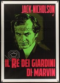 4a402 KING OF MARVIN GARDENS Italian 1p '76 Jack Nicholson, directed by Bob Rafelson, different!