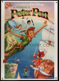 4a435 PETER PAN Italian 1p R90s Walt Disney animated cartoon fantasy classic!