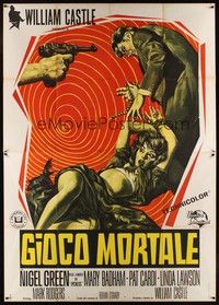 4a570 LET'S KILL UNCLE Italian 2p '66 William Castle, best completely different artwork!