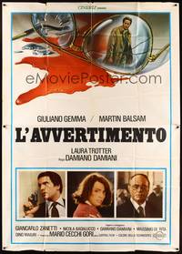 4a613 WARNING Italian 2p '80 directed by Damiano Damiani, art of broken glasses in pool of blood!