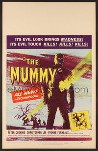 4a103 MUMMY WC '59 Terence Fisher Hammer horror, Christopher Lee as the monster!