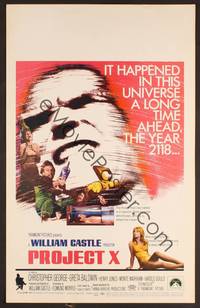 4a120 PROJECT X WC '68 William Castle, Chris George, sexy Greta Bladwin, in the year 2118!